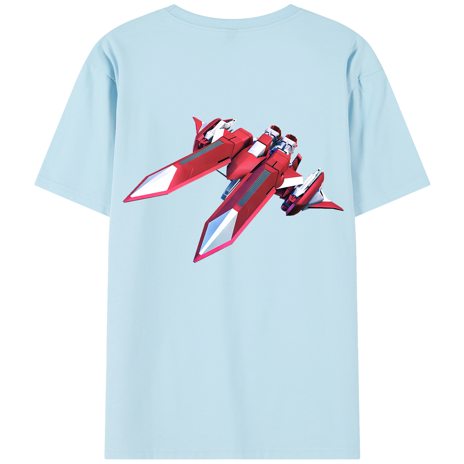 （画像用） 機動戦士ガンダム Mobile Suit Gundam 綿100％半袖Tシャツ（背面プリント）